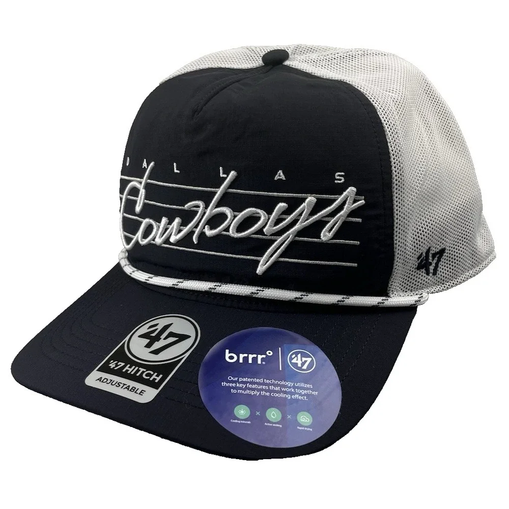 Dallas Cowboys 47 Brand Hat Snap‎ Back One Size NFL Mesh Trucker Rope brrr NEW